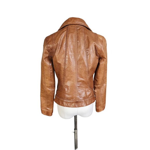 Wilsons Vintage Hooded Leather Jacket Size Small - Picture 3 of 8